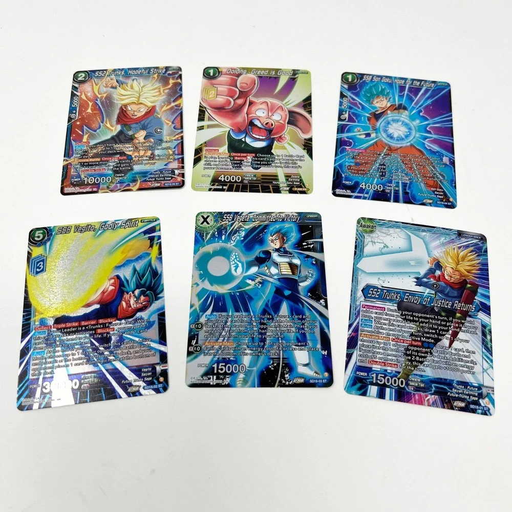 Dragon Ball Super DBS TCG SD18 Blue Future Foil 6 Card Lot Oolong P-405